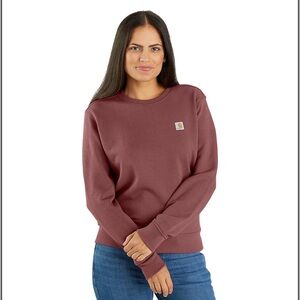 Carhartt Relaxed Fit French Terry Crewneck Sweatshirt • Apple Butter • 2XL • NWT